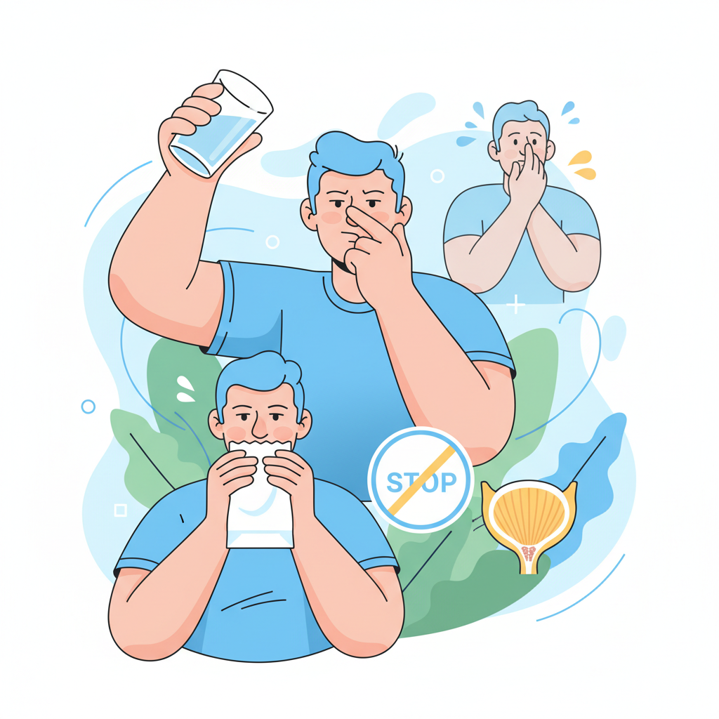 как убрать икоту — иллюстрация к статье «как убрать икоту»